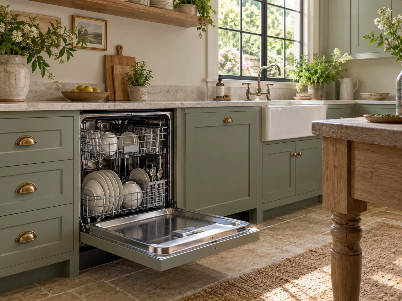 Illustration of a Thermador dishwasher