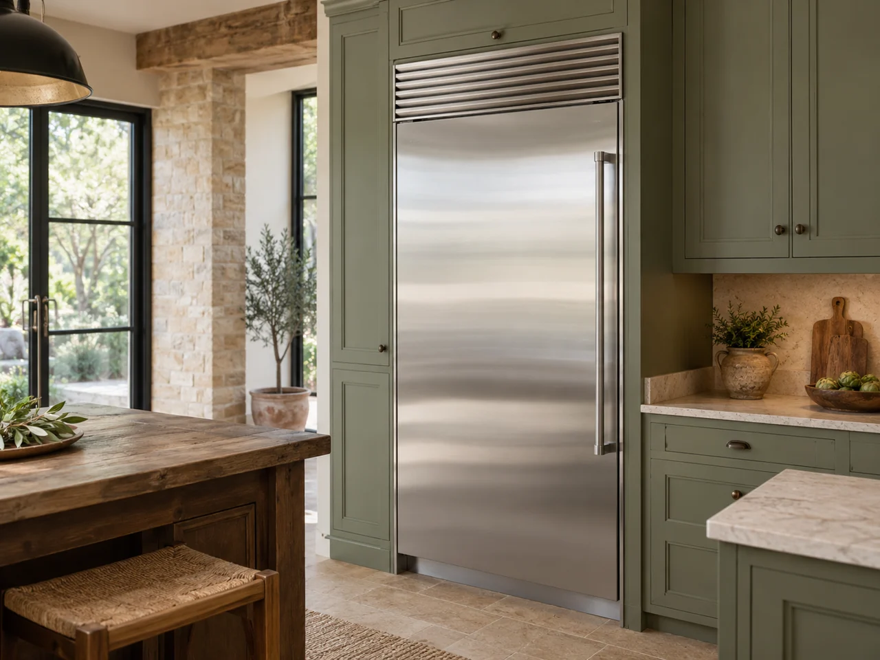 Illustration of Sub-Zero refrigerator