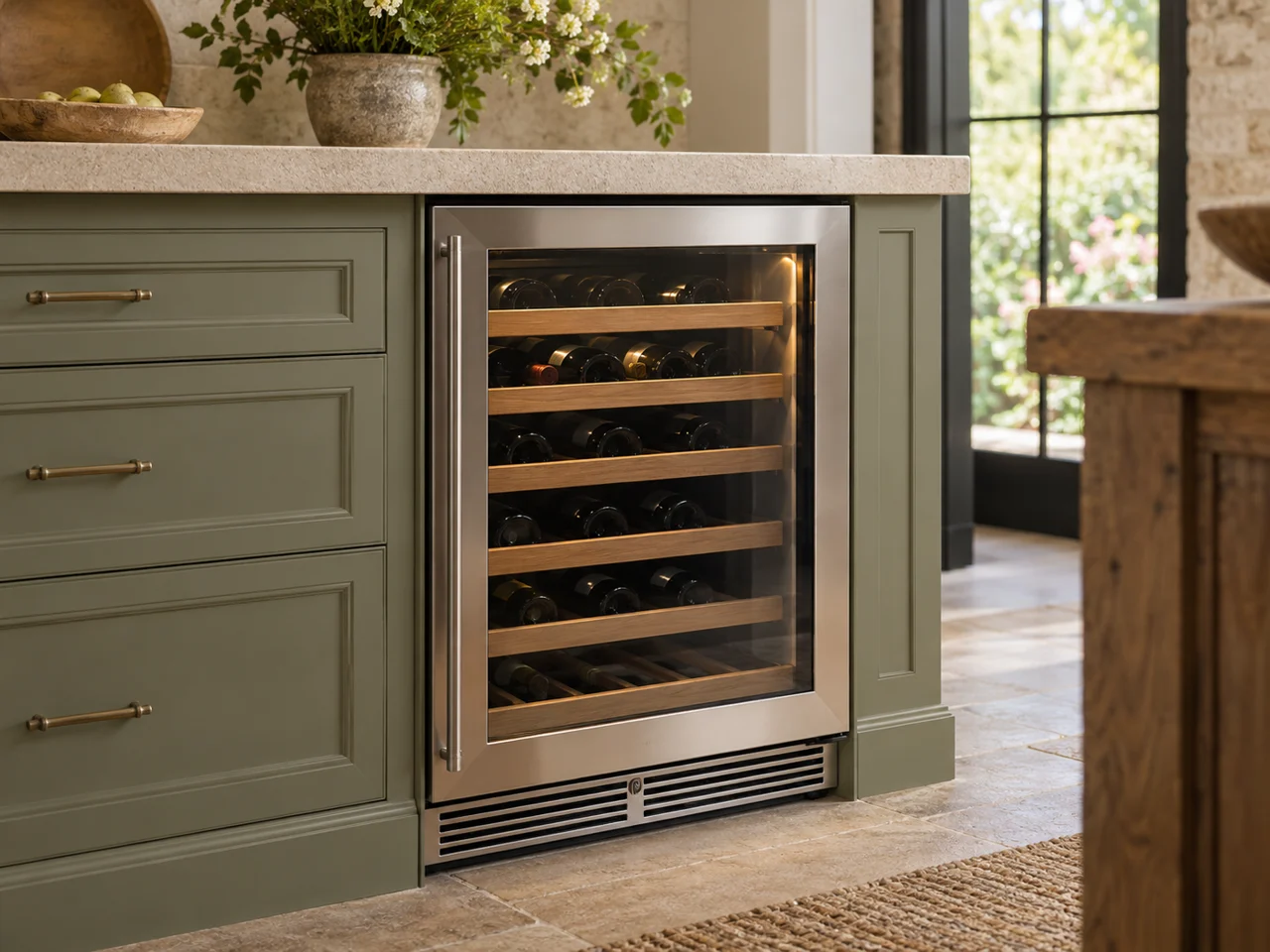 Illustration of Sub-Zero wine cooler