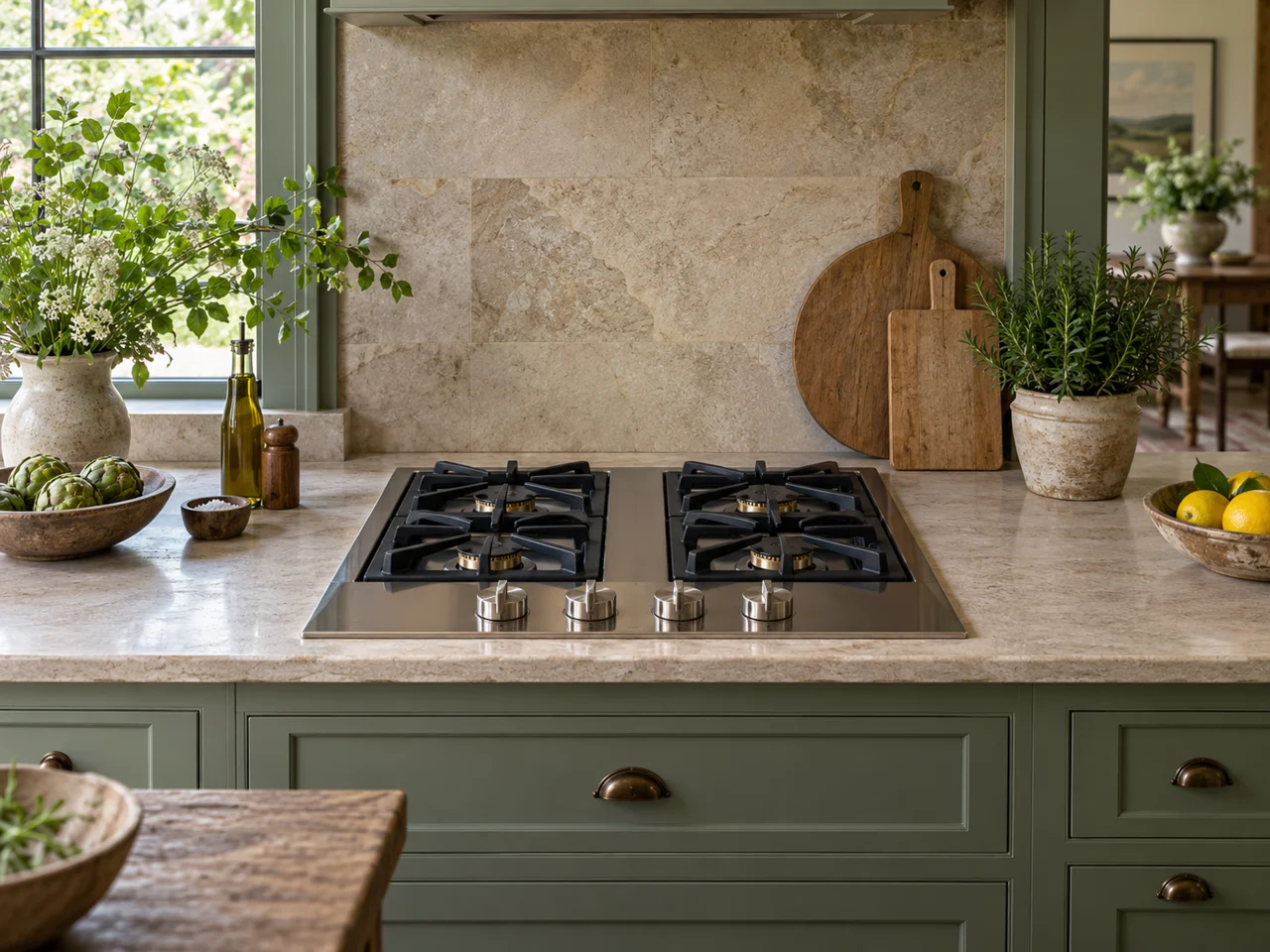Illustration of Viking cooktop