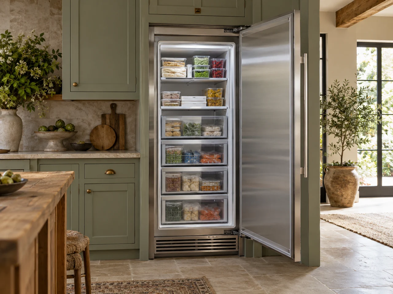 Illustration of Viking freezer